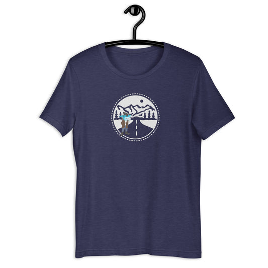 Mountain Road Shark Head Unisex t-shirt