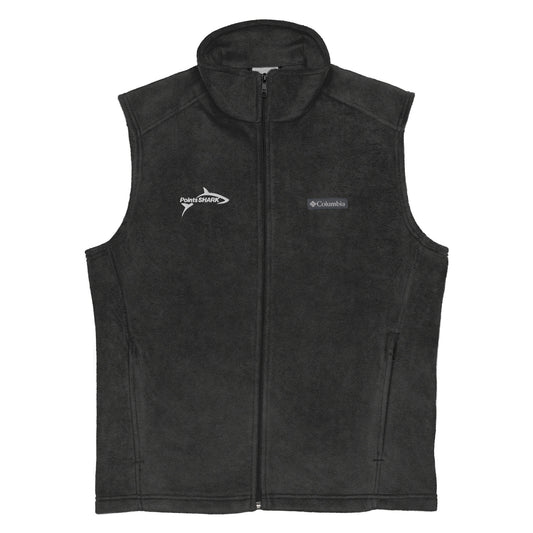Points Shark Logo Men’s Columbia fleece vest